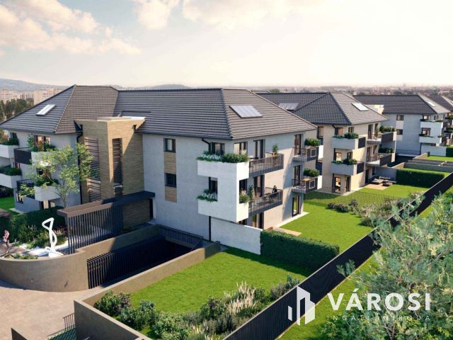 Óriási, 176 m²-es saját kerttel rendelkező új építésű lakás